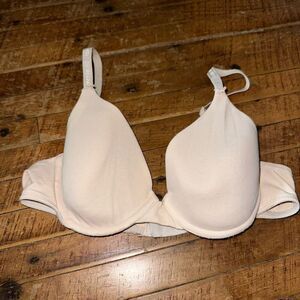 Victoria’s Secret 34B cotton lingerie lined perfect coverage nude bra